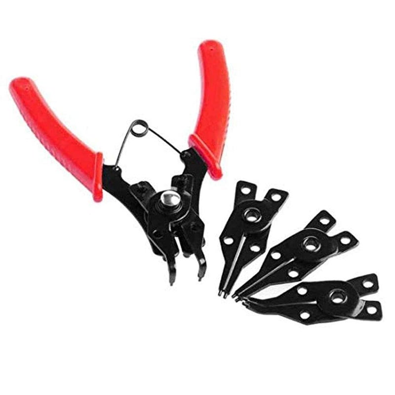 DIY Crafts Diy Crafts 12448 9202 Snap Ring Pliers Plier Sets Circle Combination Retaining Clip Tools Multicolor  - Image 1