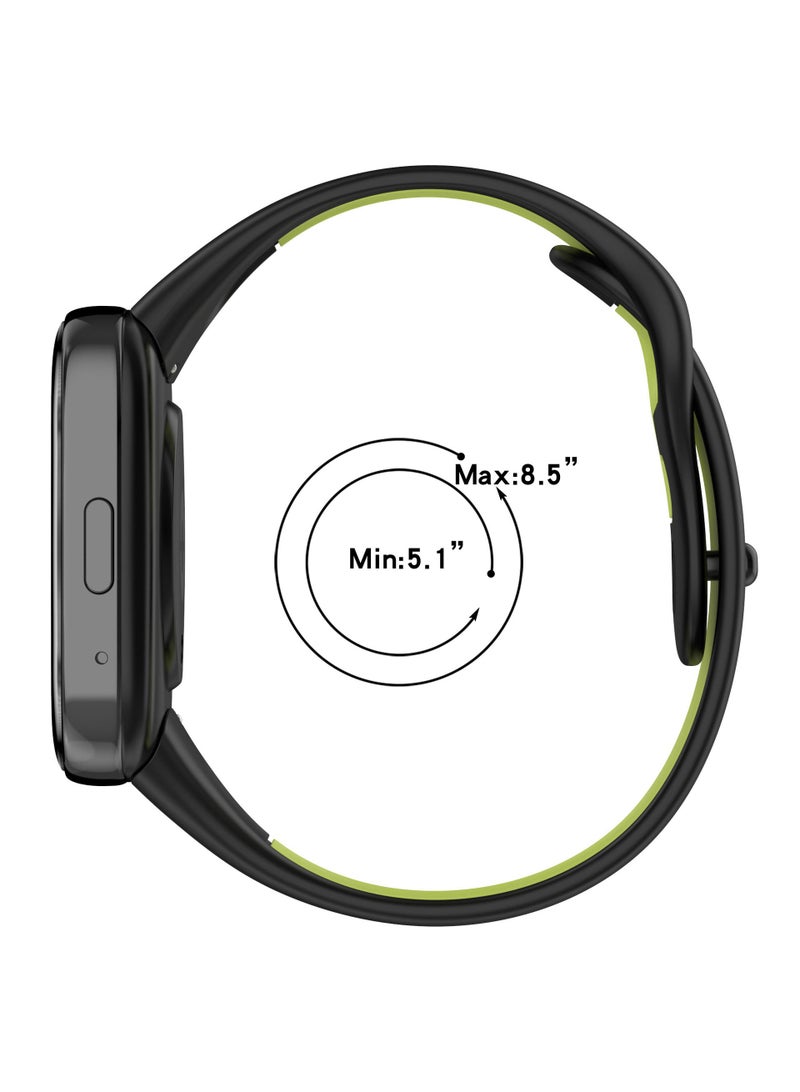 1Pcs Watch band for Redmi watch3 lite/Active watch strap Black/Green 22mm - Image 5