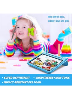 Procases Kids Case For Galaxy Tab A9 Plus 2023 Shockproof Lightweight Kids Friendly Case With Convertible Handle Stand For Girls Boys Children Toddler Baby -Blue  - Image 5