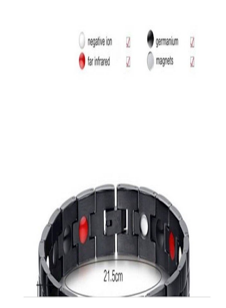 سوار رابط من الفولاذ المقاوم للصدأ المغناطيسي - Image 3