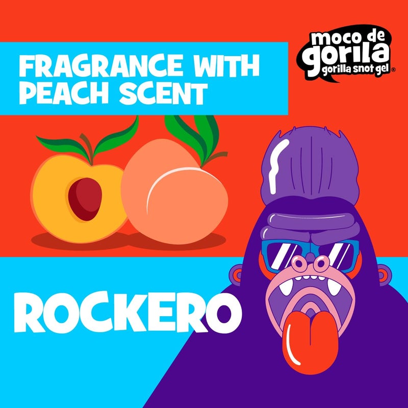 Moco de Gorila Rockero Hair Gel Jar, Long Lasting, Strong Hold Hair Styling Gel, Yellow, Lavender, 3-Pack of 9.52 Oz Each, 3 Jars - Image 2