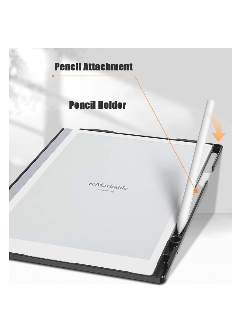 My Choice Folding Case Cover with Pen Slot for Remarkable 2 10.3"- Black - Image 4