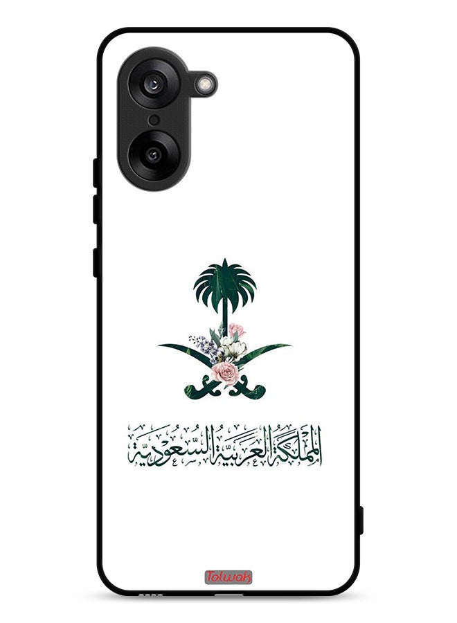 Tolwak OnePlus Nord CE5 Protective Case Cover Kingdom Of Saudi Arabia Sign Of Flowers - Image 1