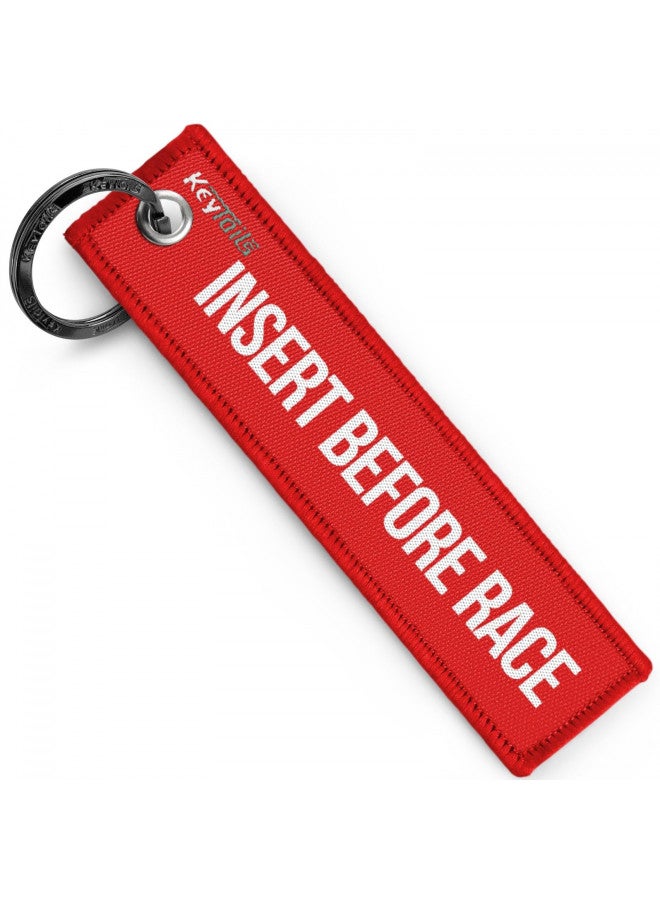 KEYTAILS KEYTAILS Keychains, Premium Quality Key Tag for Motorcycle, Car, Scooter, ATV, UTV [Insert Before Race] - Image 1
