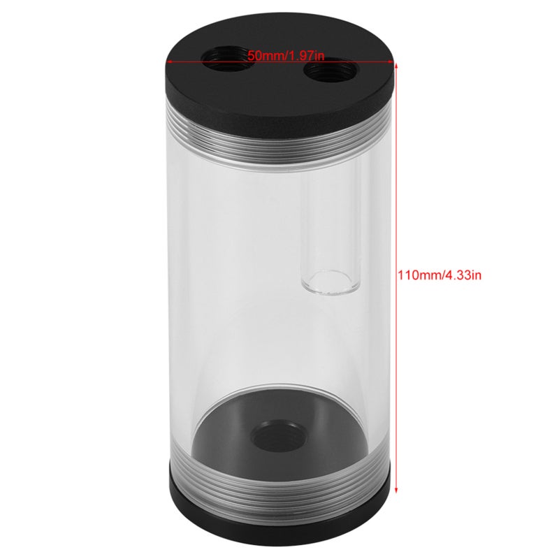 PC Water Cooling Kit: High-Quality POM & PMMA Material - Full Open Design Liquid Cooling Reservoir for Desktop Computer Heat Reduction - Image 3