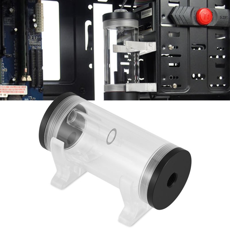 PC Water Cooling Kit: High-Quality POM & PMMA Material - Full Open Design Liquid Cooling Reservoir for Desktop Computer Heat Reduction - Image 2