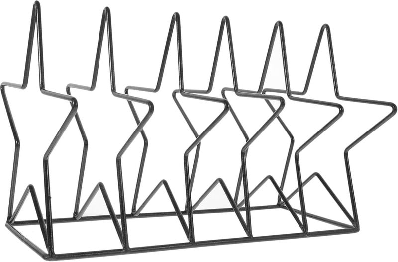 حامل مجلات على شكل عرض أسطوانات الفينيل خفيف الوزن ومنظم تخزين الأقراص المضغوطة للألبومات والكتب والمجلات للاستخدام في المنزل والمكتب والفصل الدراسي - Image 1
