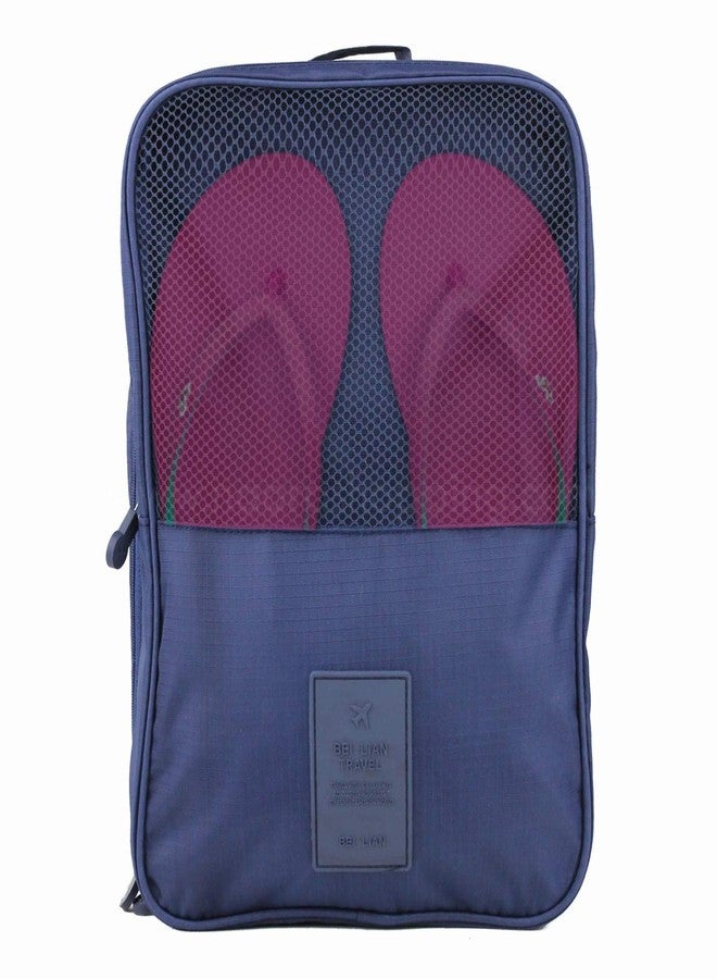 Moxtiza Shoes Bag for Travel | Footwear Organizer Pouch | Multi-Purpose Portable Foldable Organizer | Travelling Shoe Holder Storage Bag (Multi Colour) - Image 2