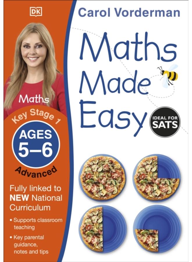 Maths Made Easy: Advanced, Ages 5-6 (Key Stage 1) : Supports the National Curriculum, Maths Exercise Book 