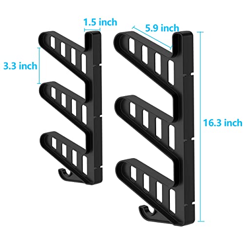 Hikeen Skateboard Rack Wall Mount Skateboard Storage Rack Skateboard Holder, Load Bearing Skateboard Rack, Vertical Space Saving Design - Image 5
