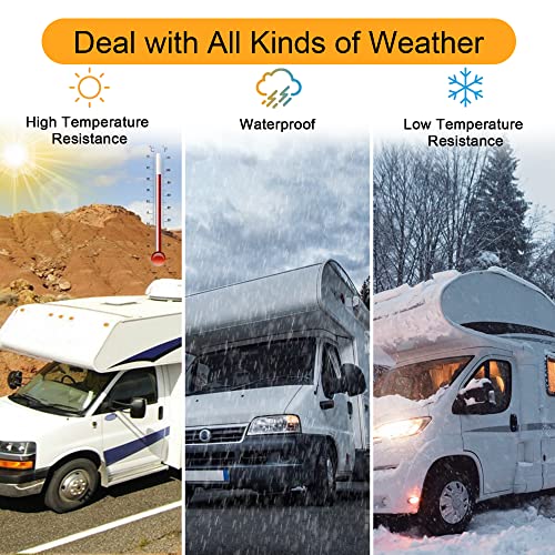 CircleRoad RV Roof Tape White, 4 Inch X 50 Feet RV Repair Sealant Tape, Stop Camper Roof Leaks, UV-Resistant, Weatherproof and Reliable for Camper, Trailer, Boat (4In-50FT) - Image 5