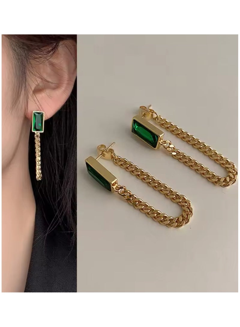 Equal Elegant Stainless Steel Gold Plated Earrings For Women - Image 3