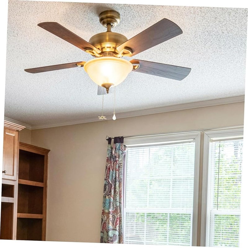 Vintage Ceiling Fan Pull Chain Extension Light Bulb Design Easy Install Home Decor - Image 5