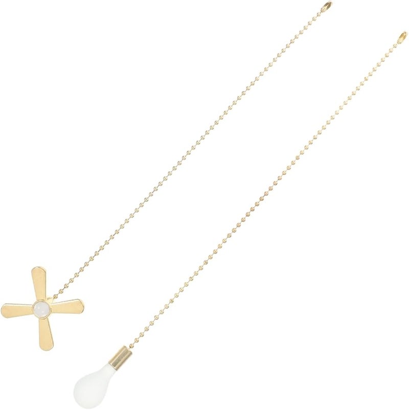 Vintage Ceiling Fan Pull Chain Extension Light Bulb Design Easy Install Home Decor - Image 1