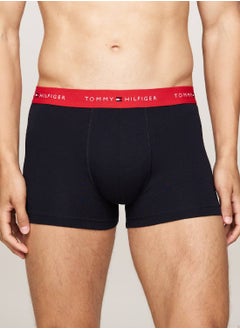 TOMMY HILFIGER Men's 3-Pack Trunks - Cotton, Multicolour  - Image 2