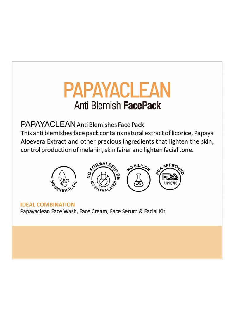 Oshea Herbals Papaya Clean Anti Blemishes Face Pack 100g - Image 4
