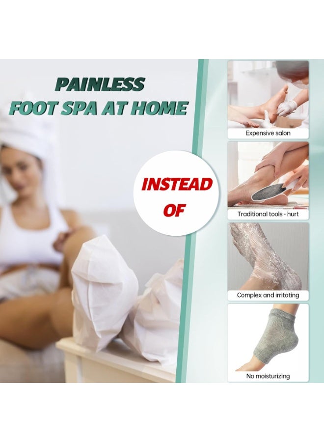 VGO VGO 3 Pack Foot Peeling Mask, Natural Exfoliating Foot Mask, Dead Skin Callus Remover Repair Heels, Smooth Touch Feet, Hydrating Foot Care for Dry Cracked Feet  - Image 2