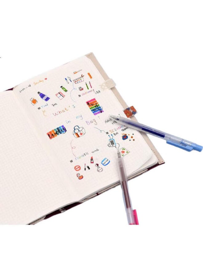 Kaco [Back To School Essential] Kaco Dabao Red Pen 0.5Mm Gel Pen, Semi-Needle Tip, Retractable Signing Pen, For Students, Red Ink, 1 Pen/Pack, K5 - Image 1