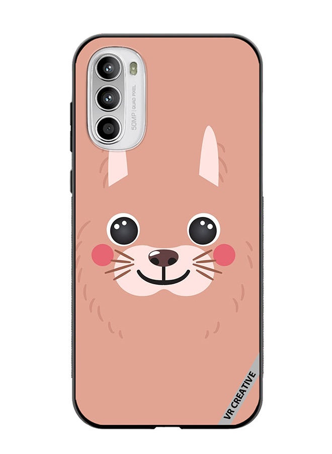 VR CREATIVE Protective Case Cover For Motorola Moto G82 Lama Cartoon Face Design Multicolour  - Image 1