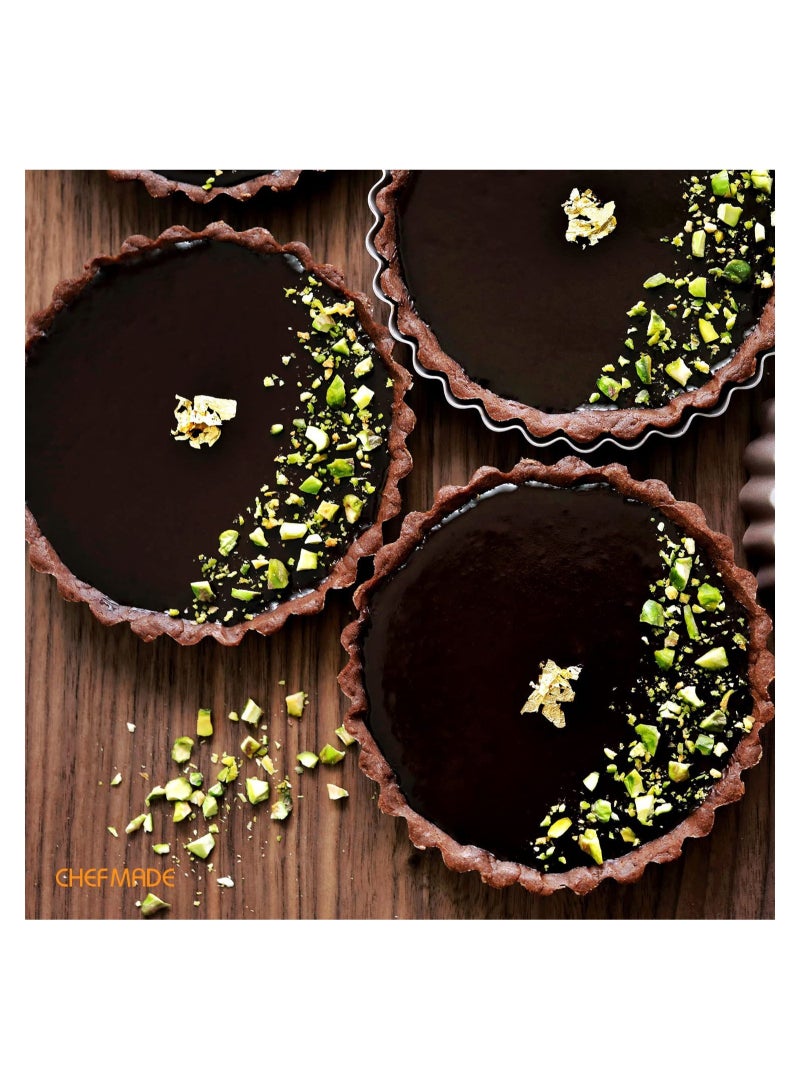 شيف ميد قالب تارت دائري غير لاصق مقاس 4 بوصة و 4 قطع - Image 4