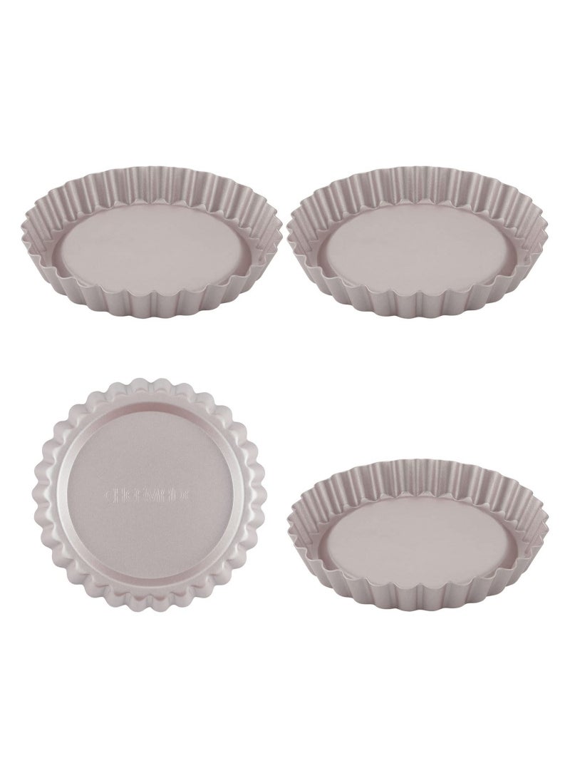 شيف ميد قالب تارت دائري غير لاصق مقاس 4 بوصة و 4 قطع - Image 1