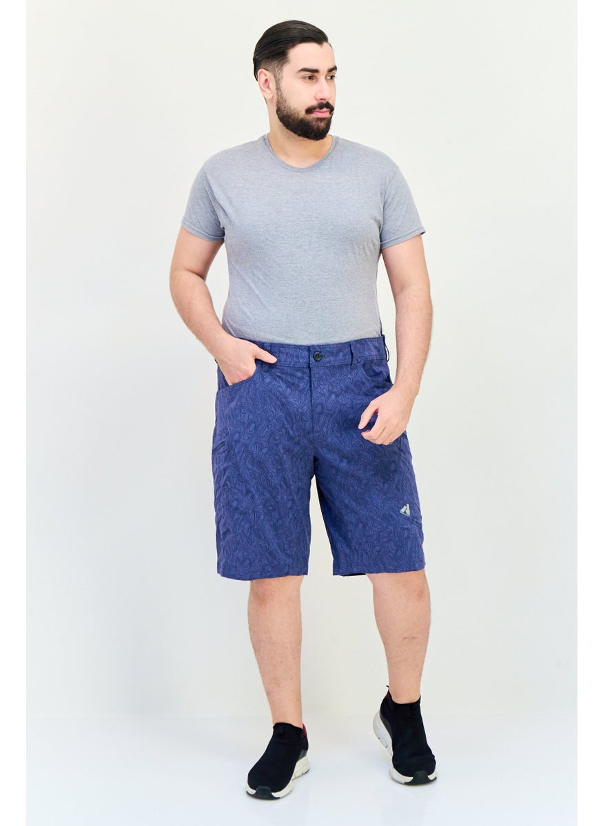 Eddie Bauer Men Brand Logo Chino Short, Blue  - Image 4
