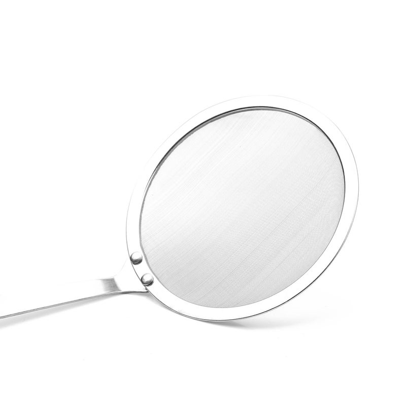 Hiware Stainless Steel Fat Skimmer Spoon - Fine Mesh Food Strainer for Grease, Gravy and Foam, Japanese Hot Pot Skimmer with Long Handle - Image 4