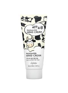 esfolio Esfolio Pure Skin Moisture Milk Hand Cream  Hydrating  Nourishing Hand Moisturizer with Milk Protein Extract Soften Dry Skin NonGreasy Daily Moisturizer for Soft  Smooth Hands 338FL OZ100g 
