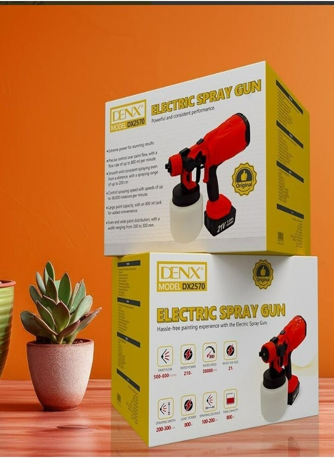Denx 800W Rechargeable Electronic Sprayer Dx2570 - Image 2