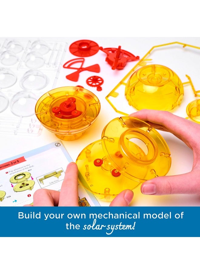 Thames & Kosmos Orbiting Solar System STEM Kit | Build a Rotating Solar System Model | Planets Revolve Using a Windup Motor | Explore Gear Ratios | Science Fairs | Difficulty Level: Intermediate Small