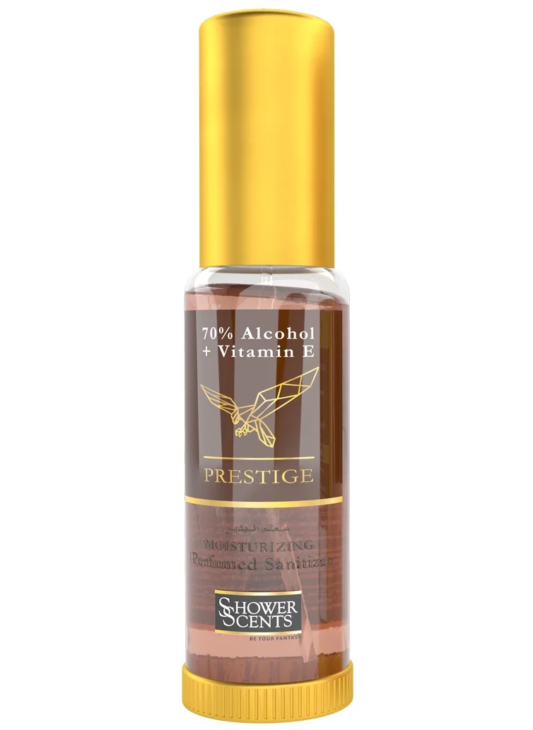 Shower Scents Shower Scents Prestige Mositurizing Perfumed Hand Sanitizer Spray with Glycerin and Vitamin E 30ml