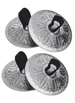 Generic Belly Dance Finger Cymbals Sagat Zills Oriental Percussion Instruments 2 Pairs - Small 