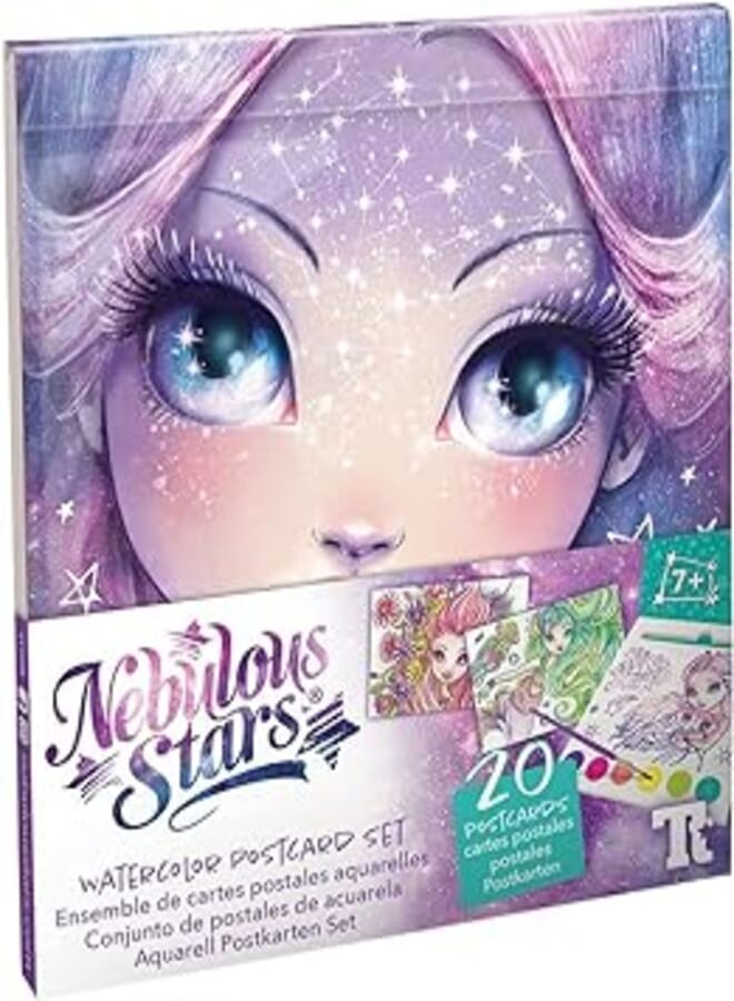 Nebulous Stars Watercolor Postcard Kit