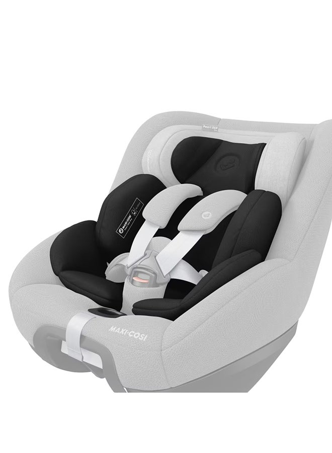 Maxi-Cosi Pearl 360 Pro Newborn Inlay, Designed For Pearl 360 Rotating Car Seat, 0 - 3 Months, Authentic Black, 2 Year Warranty - Image 4