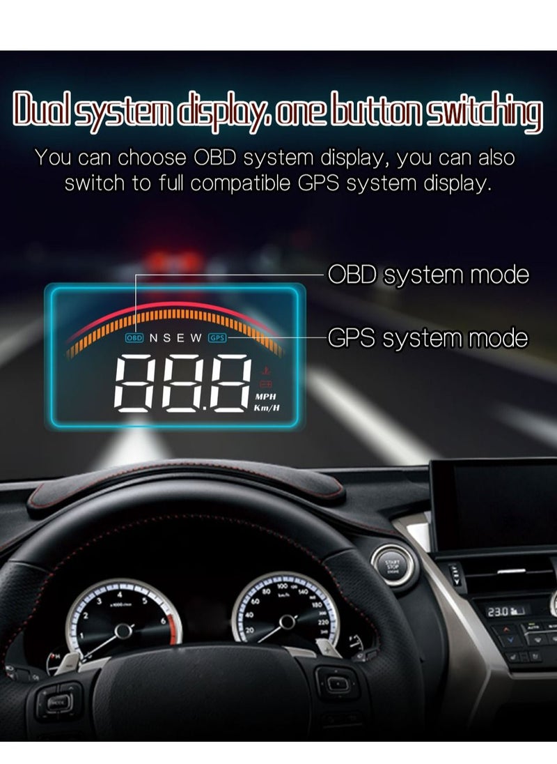 GULFLINK GULFLINK Head Up Display(HUD) Vehicle Speed Meter M11  - Image 4