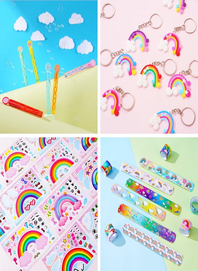 Vanblue 96Pcs Rainbow Party Favors Birthday Party Decorations Gift for Kids, Notebook Rainbow Goodie Bag Stuffers,School Supplies,Pinata Fillers Classroom Rewards Gifts Party Supplies - Image 5