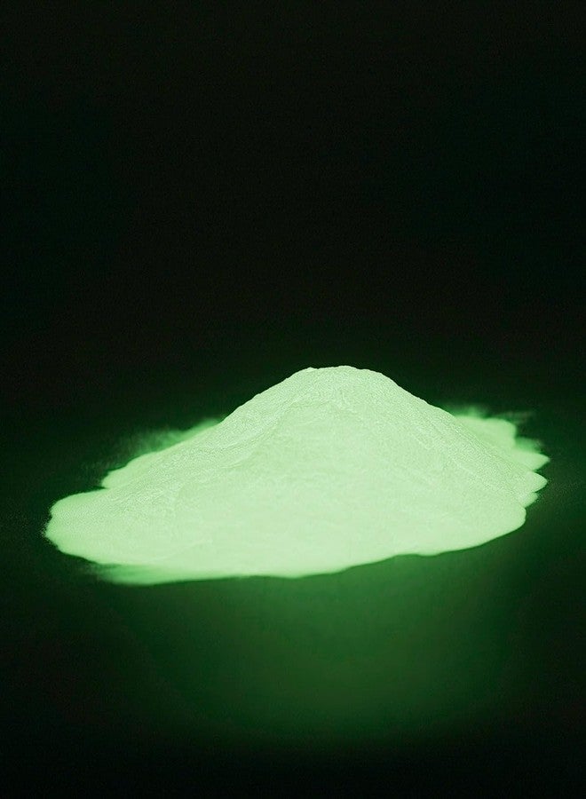 Shiny Stone Glow in The Dark Powder Pigment, Neutral and Fluorescent Colorful Luminous Pigment Powder for Painting, Epoxy Resin Colorant, DIY Crafts and Theme Party,100g/3.53oz (Yellow Green) - Image 4