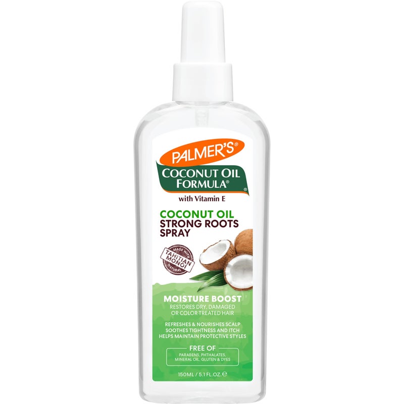 Palmers Coconut Oil Formula Strong Roots Spray 51 Fl Oz Pack of 2 Refreshing Coconut Hair Oil for Strengthening Roots  Soothing Dry Itchy Scalp