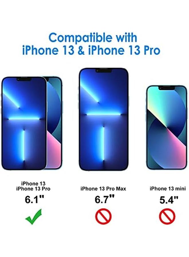 جي تيك واقي شاشة الخصوصية لهاتف آيفون 13 13 برو 6.1 بوصة من الزجاج المقوى المضاد للتجسس، عبوتان - Image 3