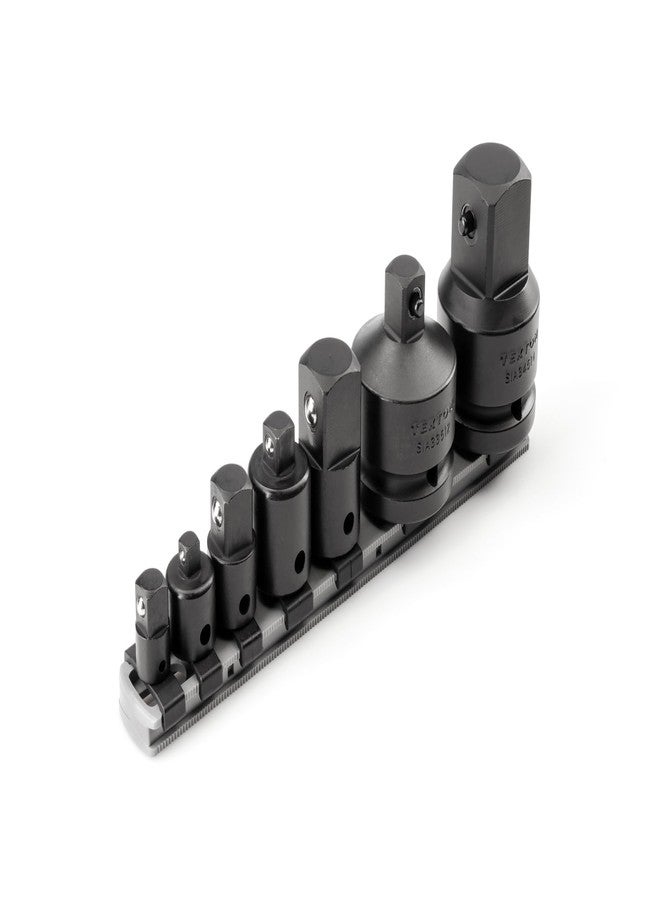 TEKTON 1/4, 3/8, 1/2, 3/4 Inch Drive Impact Adapter/Reducer Set with Rail (7-Piece) | SIA99127 - Image 1