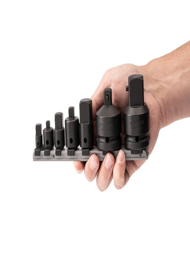 TEKTON 1/4, 3/8, 1/2, 3/4 Inch Drive Impact Adapter/Reducer Set with Rail (7-Piece) | SIA99127 - Image 3