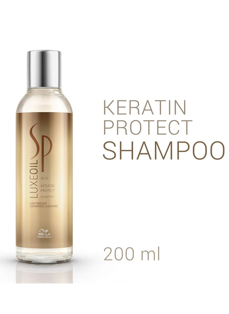 Wella Professionals - Wella Professionals Oil Keratin Protect Shampoo 200ml - Image 1