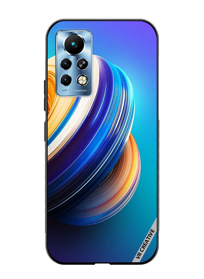 VR CREATIVE Protective Case Cover For Infinix Note 11 Pro Abstract Design Multicolour - Image 1