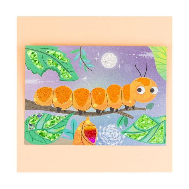 Tiger Tribe Foil Art Kit - Bug World for Kids 5+, Creative Coloring Set with Bees, Beetles, Ladybirds, 24 Sheets - Image 4