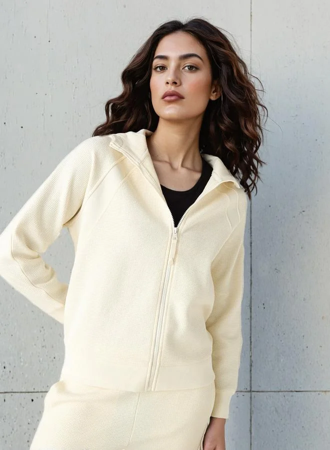 Kappa Kappa Women's Waffle Textured Hoodie