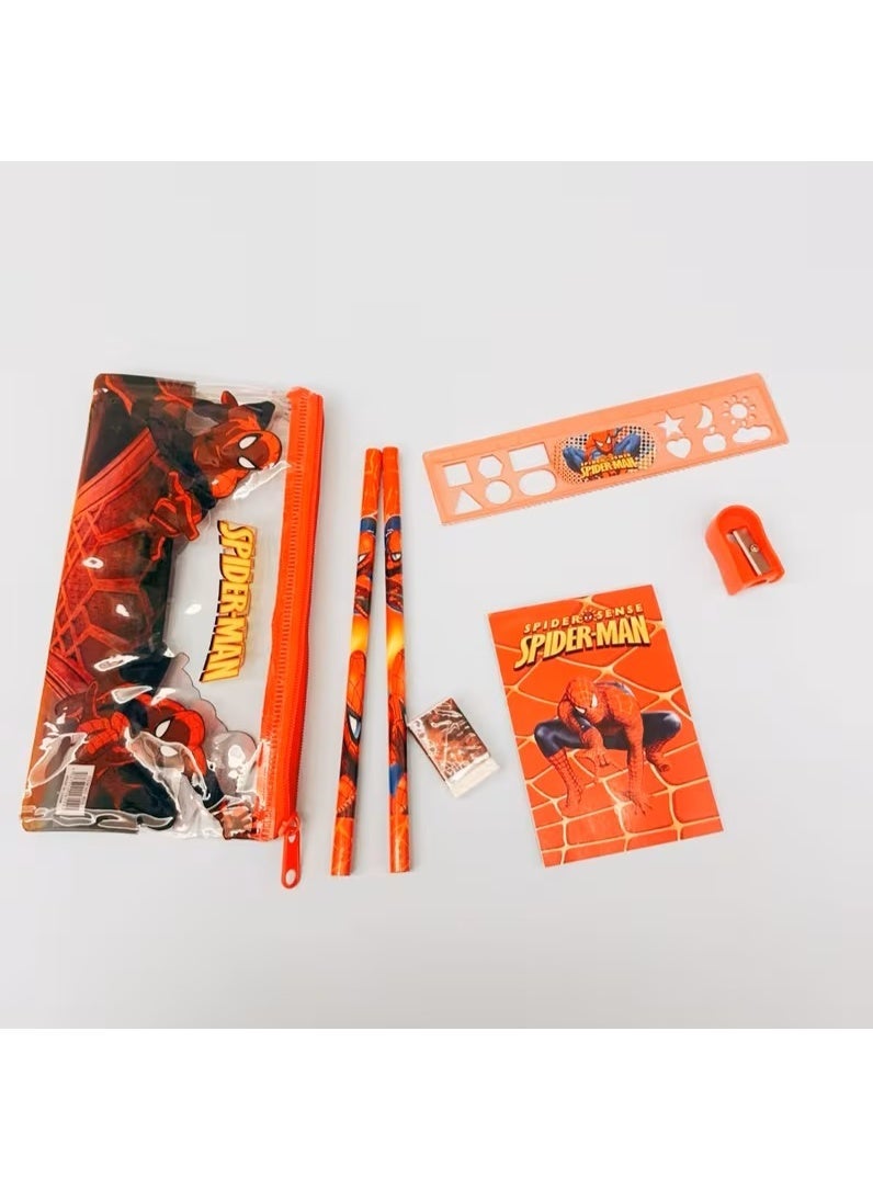 SPIDERMAN Spider-Man Pencil Case Set with Stationery - Image 1