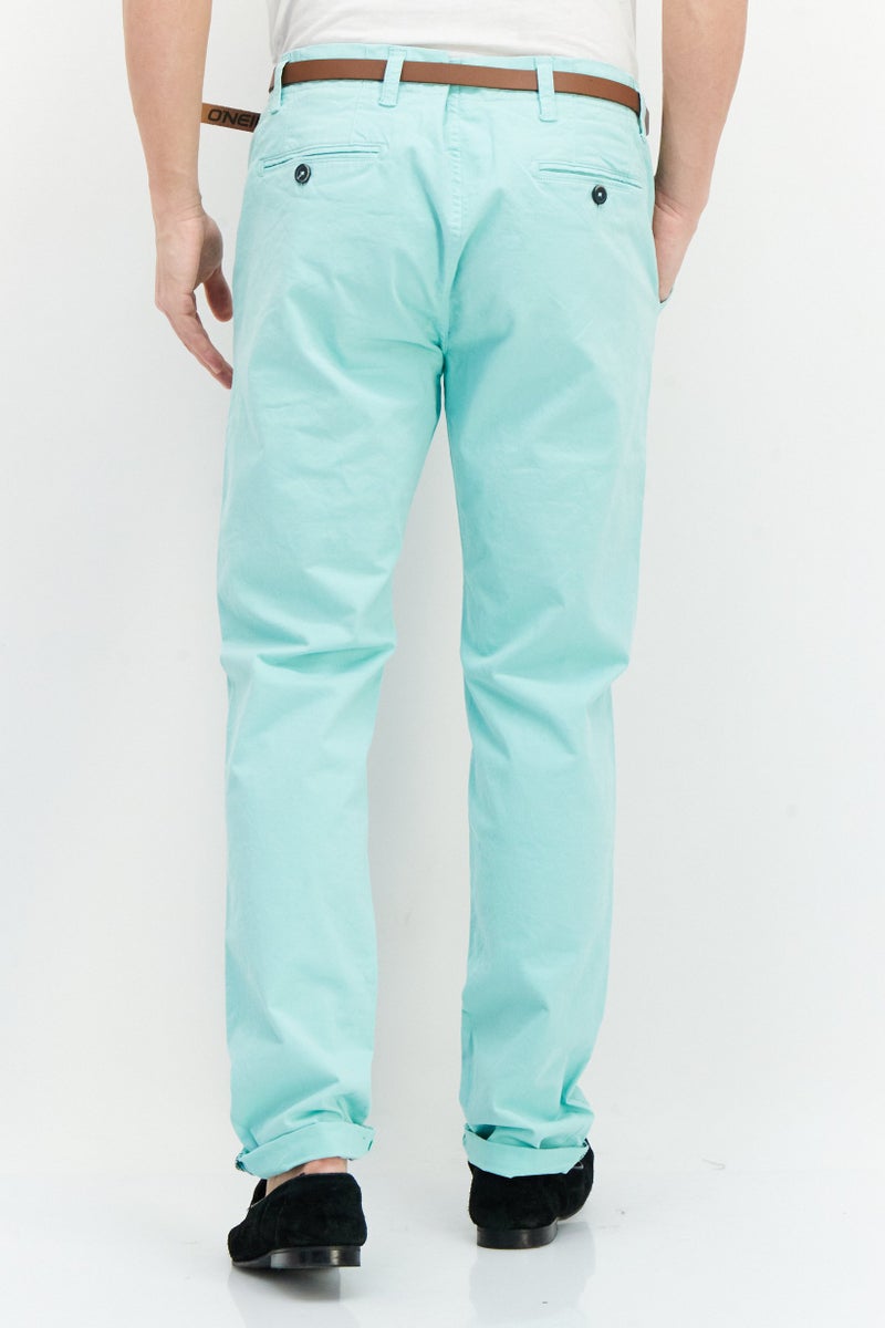 O'NEILL Men Regular Fit Solid Chino Pant, Mint Blue - Image 3