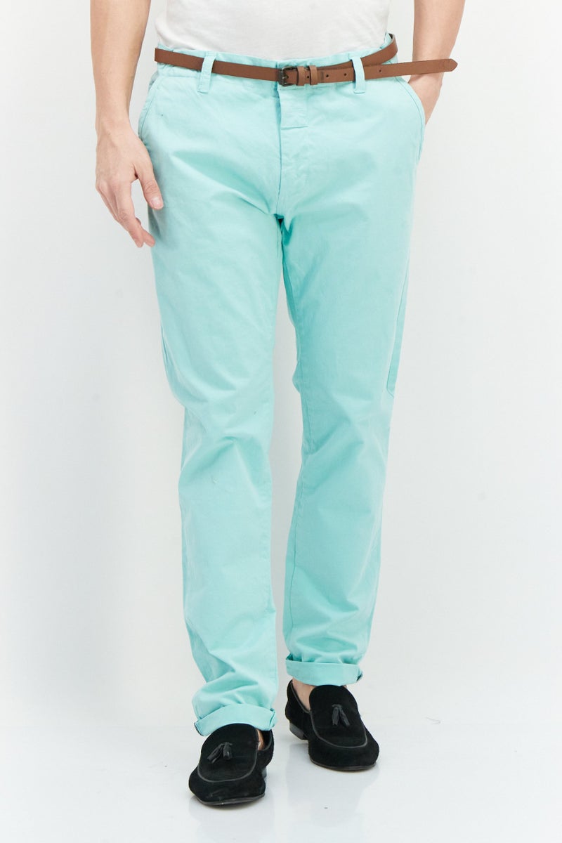 O'NEILL Men Regular Fit Solid Chino Pant, Mint Blue - Image 1