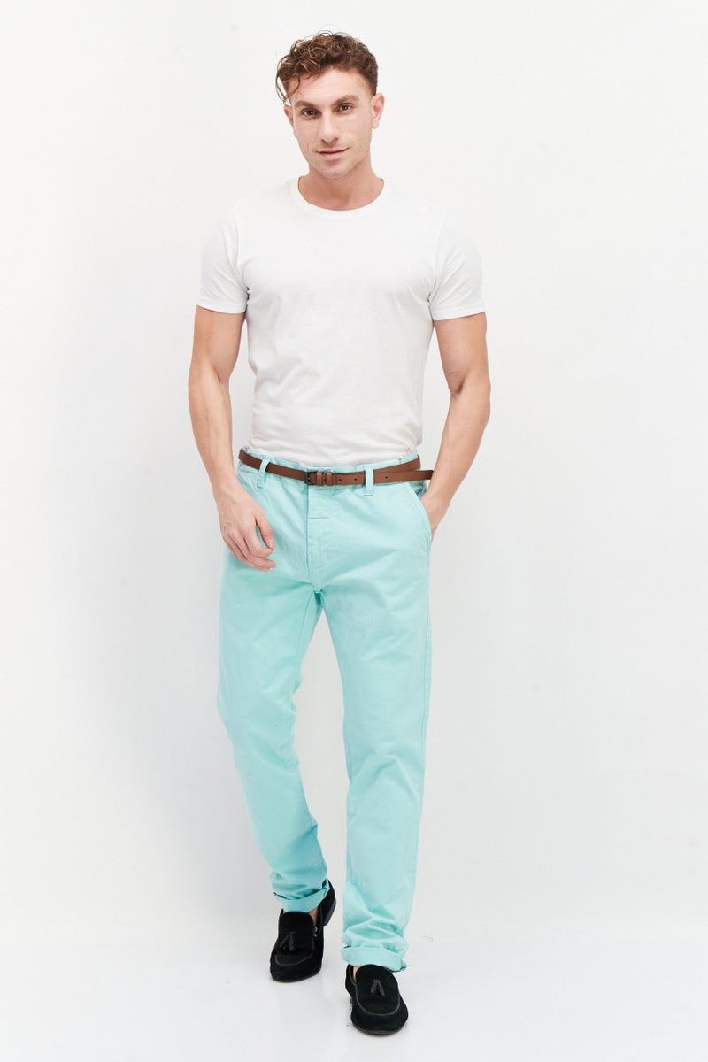 O'NEILL Men Regular Fit Solid Chino Pant, Mint Blue - Image 2