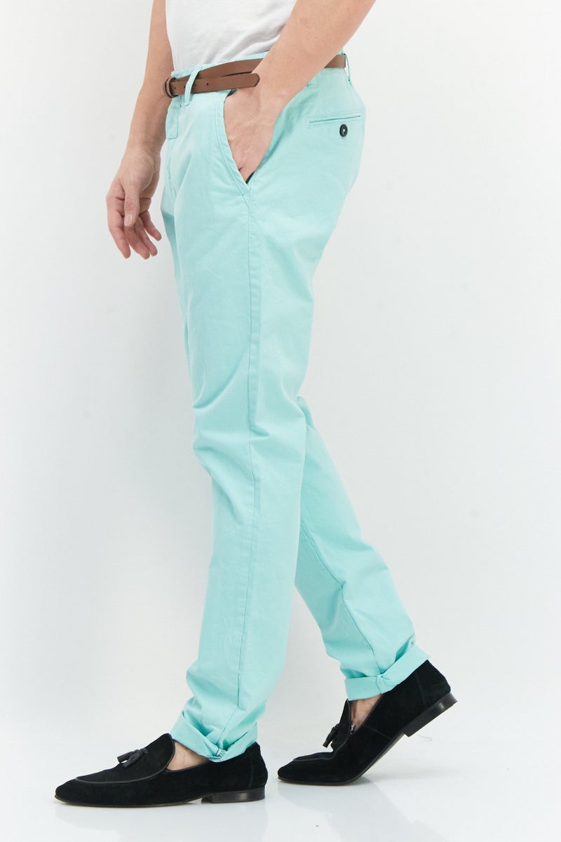 O'NEILL Men Regular Fit Solid Chino Pant, Mint Blue - Image 4